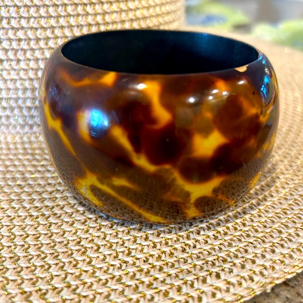 Vintage wide bracelet. Very Durable. Bought in vintage store.